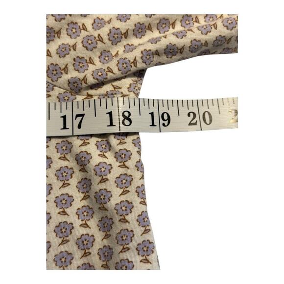 NEW J. Crew Women’s XS Broken-in jersey button-front top in hyacinth floral NWOT - Picture 6 of 9